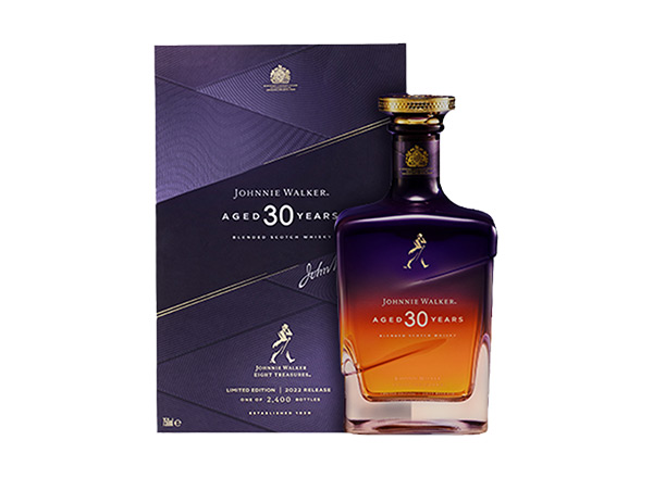 佳木斯Johnnie Walker尊尼获加30年回收尊尼获加威士忌紫金臻选750ml礼盒装洋酒收购约翰走路中国限量版
