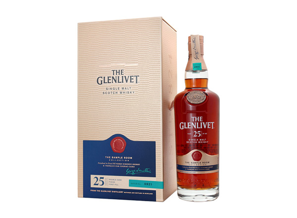 佳木斯The Glenlivet回收格兰威特25年苏格兰单一麦芽威士忌陈酿风味创造系列